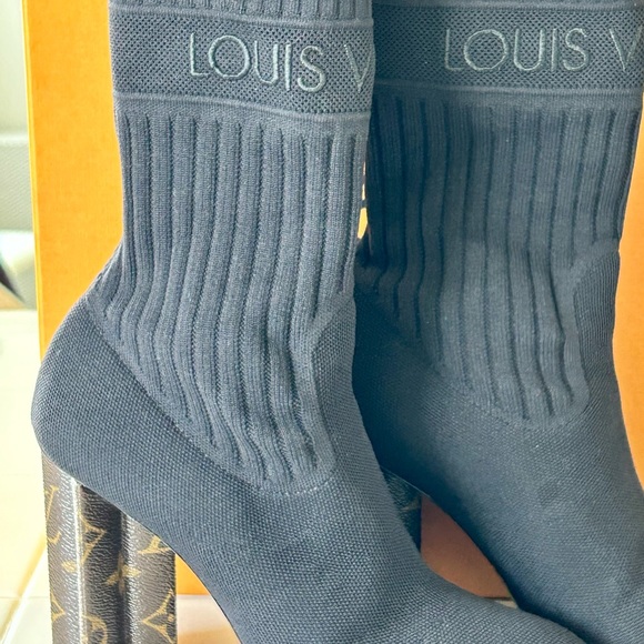 Louis Vuitton silhouette ankle boot , black size 37 - Picture 9 of 16